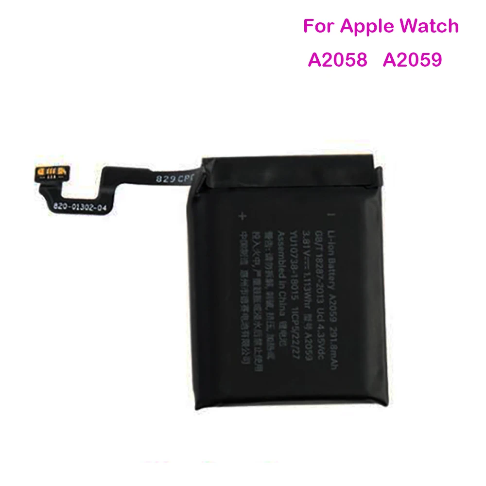 

Новая аккумуляторная батарея для iWatch серии 4 40 мм 44 мм сменные батареи для Apple Watch A2058 A2059 + Инструменты