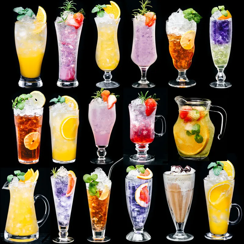 

Creative Coctail Cocktail Glass Cup Juice Glass Barware Cup Summer Sand Ice Cream Cup Drinkware Beer Milk-shake Fruit Tea Glass