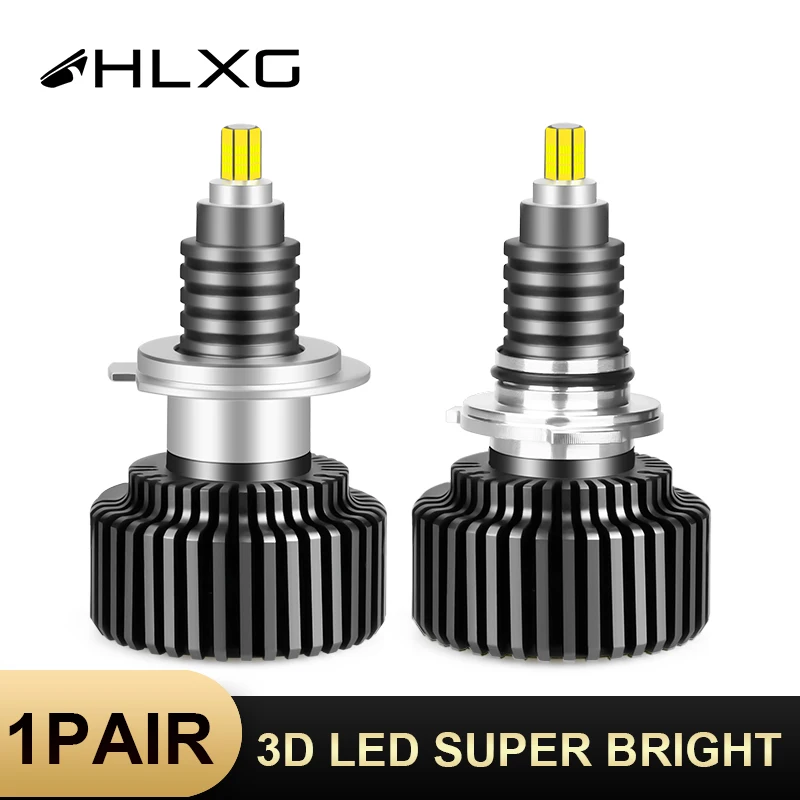 Светодиодные Автомобильные лампы HLXG 2 шт. без слепых зон 72 светодиода с чипами CSP