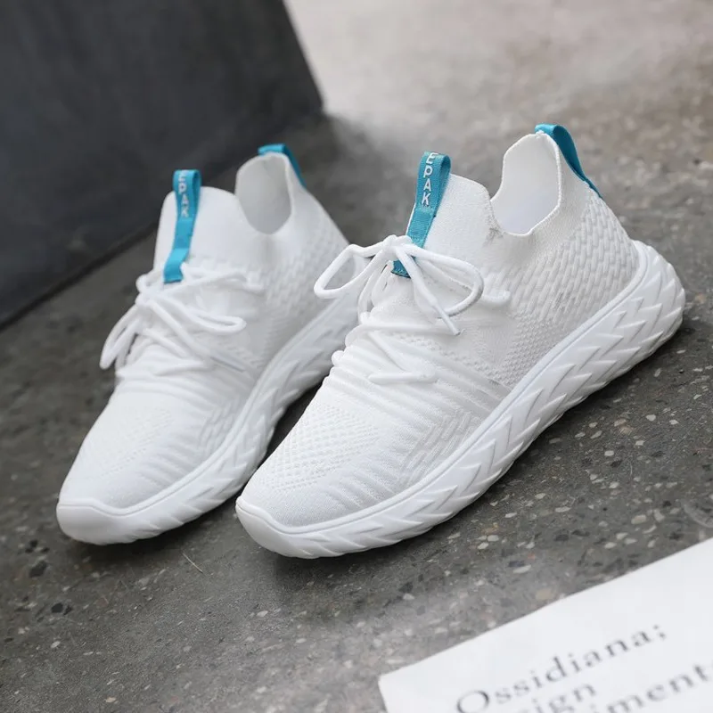 2019 г. Осенняя повседневная обувь женская без шнуровки из сетчатой