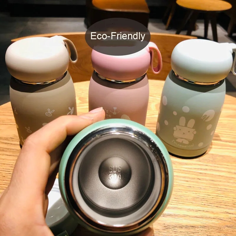 320ml Insulated Water Bottle Stainless Steel Cartoon Thermos Coffee Milk Tea Vacuum Flask Pot Kettle for Kids Gift | Дом и сад