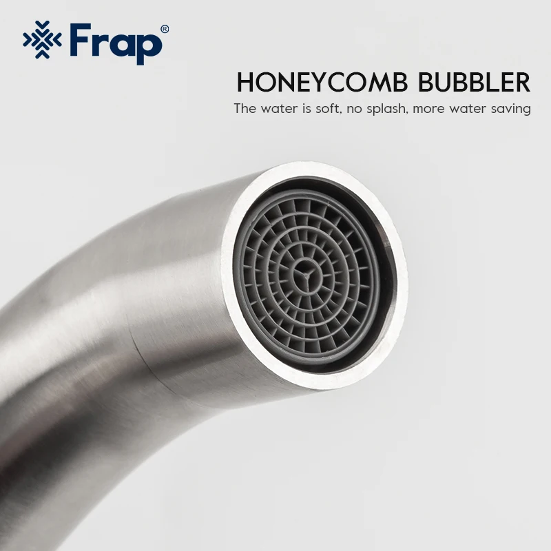 Смеситель для душа Frap F2448 из нержавеющей стали с тропическим душем | Обустройство