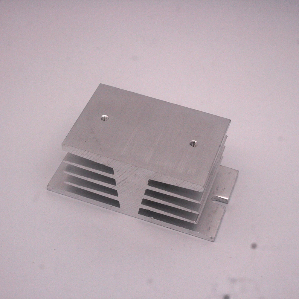 Однофазный радиатор SSR твердотельное реле алюминиевый 10-40A 60-80A 100A для рассеивания