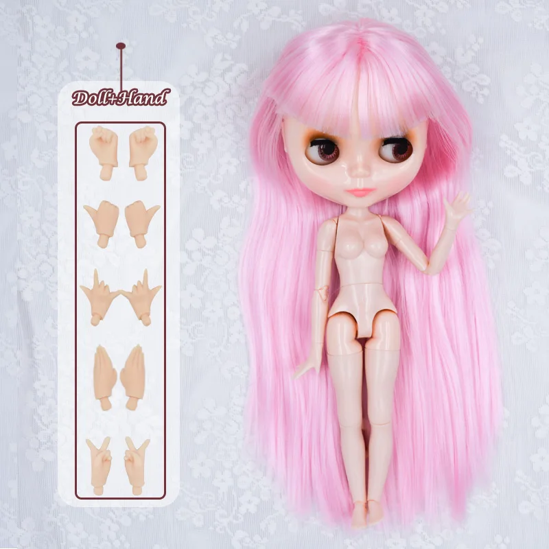 HNBL03 Neo Blyth кукла NBL на заказ блестящее лицо, 1/6 BJD шарнирная кукла Ob24 кукла Blyth для девочки, игрушки для детей F NBL 01 - Цвет: HNBL03