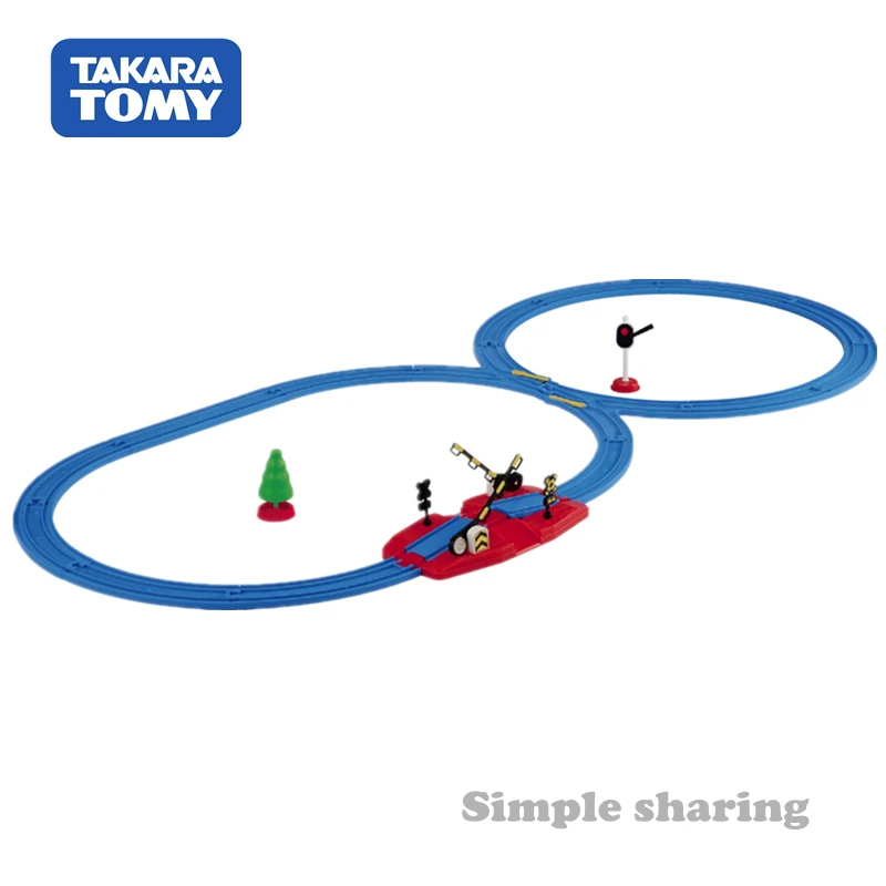Takara Tomy Tomica Plarail Rail Set B Hot Pop Забавная детская Миниатюрная модель поезда набор литых