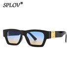 Солнцезащитные очки в квадратной оправе для мужчин и женщин, для вождения, в стиле интернет-знаменитостей, с защитой от ультрафиолета, старинные очки