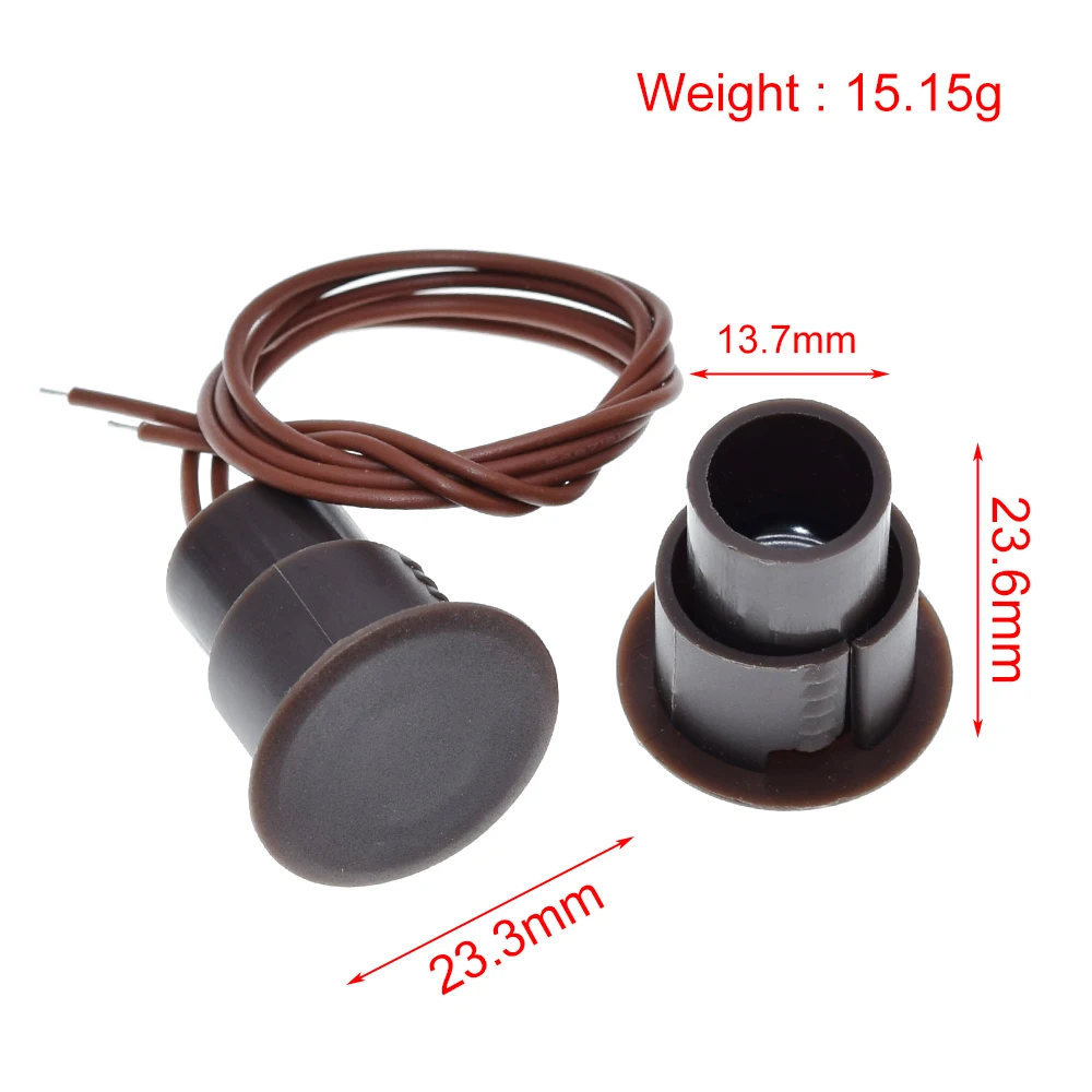 ТЗТ RC-36 Проводной магнитный датчик сигнализации для двери с магнитным детектором для системы безопасности дома NC для Arduino.