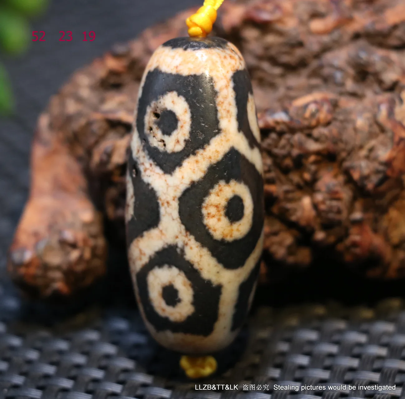 Мощный тибетский старый агат 9 глаз долговечность безымянный ш бусины дзи амулет