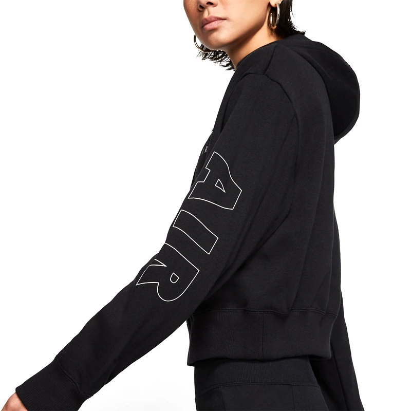 Оригинальный новый приход NIKE W NSW AIR HOODIE FZ FLC BB Женский пуловер толстовки