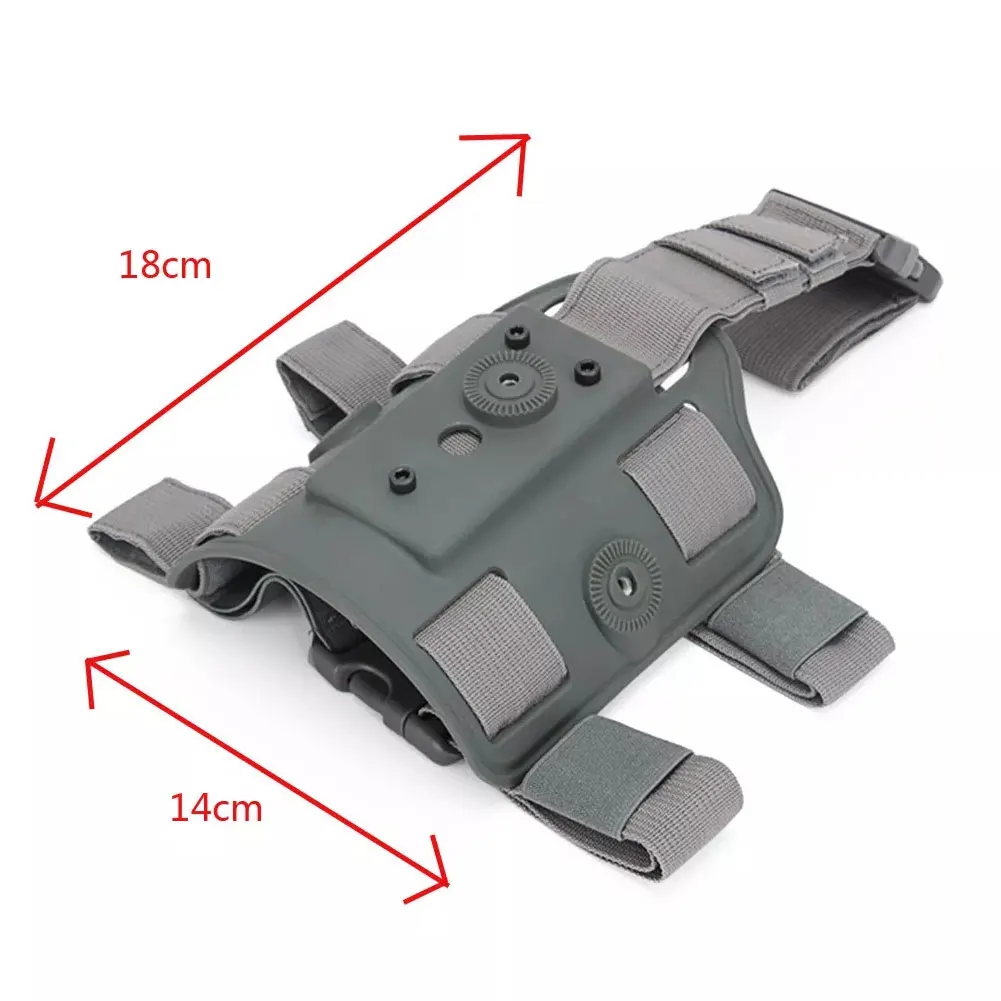 

Panel Tactical Leg Holster Dual Strap Nylon Pouch Sports Outdoor Leggings Device Bag Belt Sleeve Thigh Hunting