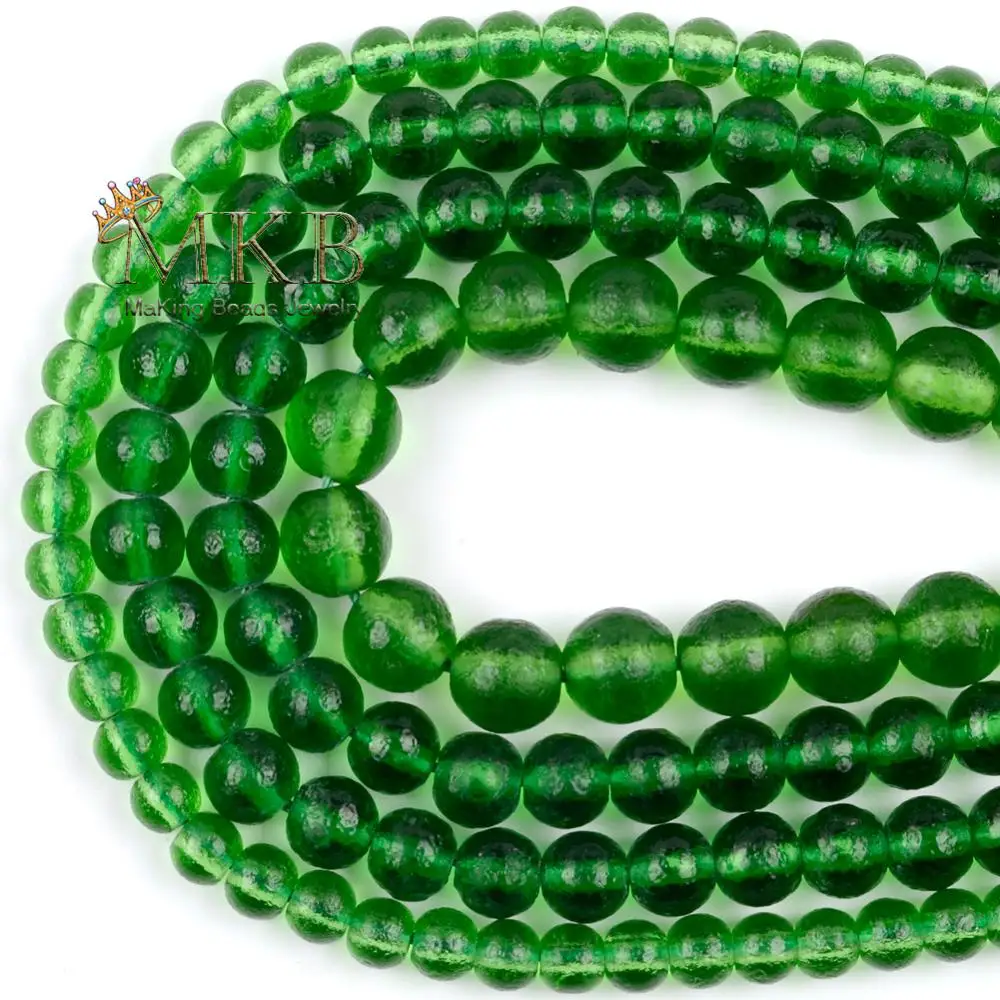 

Тусклой полированной зеленый стекло, кристалл, Камень Бисер для изготовления ювелирных изделий круглый свободные бусины на возраст 6, 8, 10 мм...