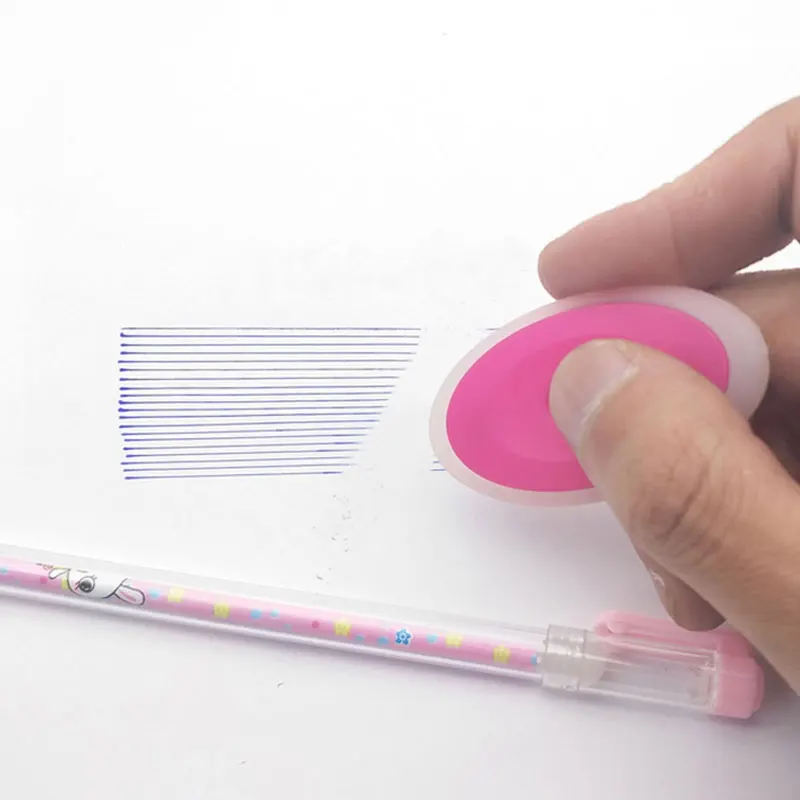 

0.5mm Blue Black Ink Gel Pen Erasable Refill Rod Erasable Pen Washable Handle School Writing Stationery Gel Ink Pen