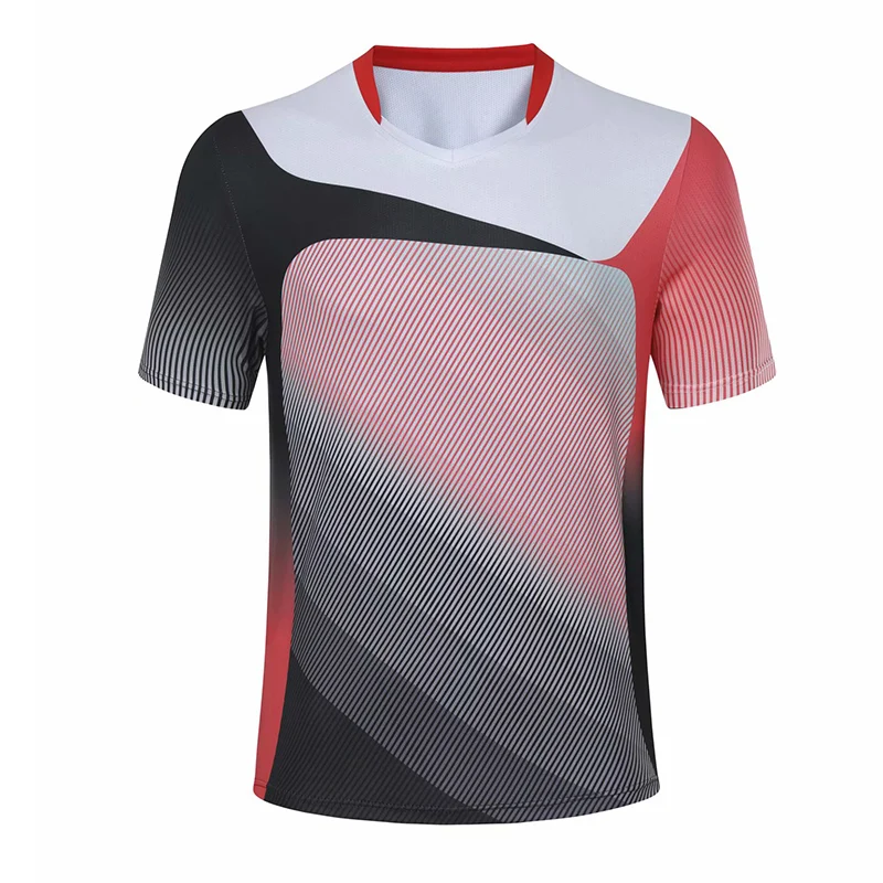 New Badminton shirts Men , sports tshirt Tennis shirts Male , table tennis tshirt , Quick dry Fitness  sport training jerseys