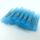 50 шт. BHT1.25 25.5Изолированная Водонепроницаемый терм усадочная трубка для стыковой терминал проволочное соединение сращивания комплект электрических обжимных соединителей