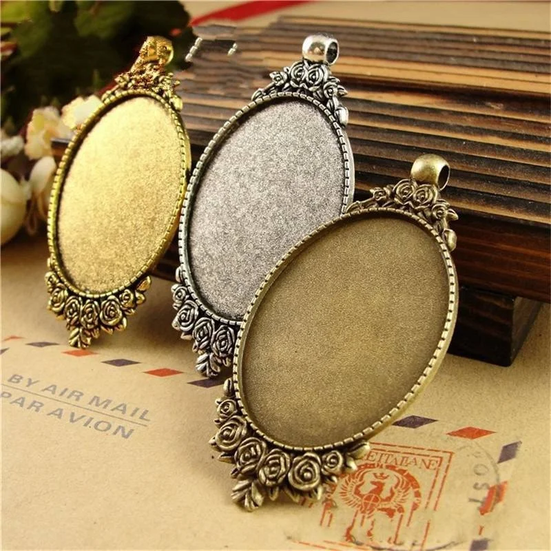 Основа для украшений сделай сам 5 шт./лот размер 30*40 мм|Ювелирная фурнитура и