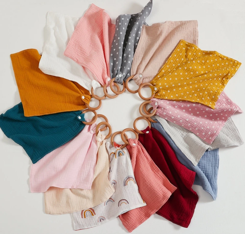 Детское успокаивающее полотенце нагрудник Мягкое Животное кролик кукла