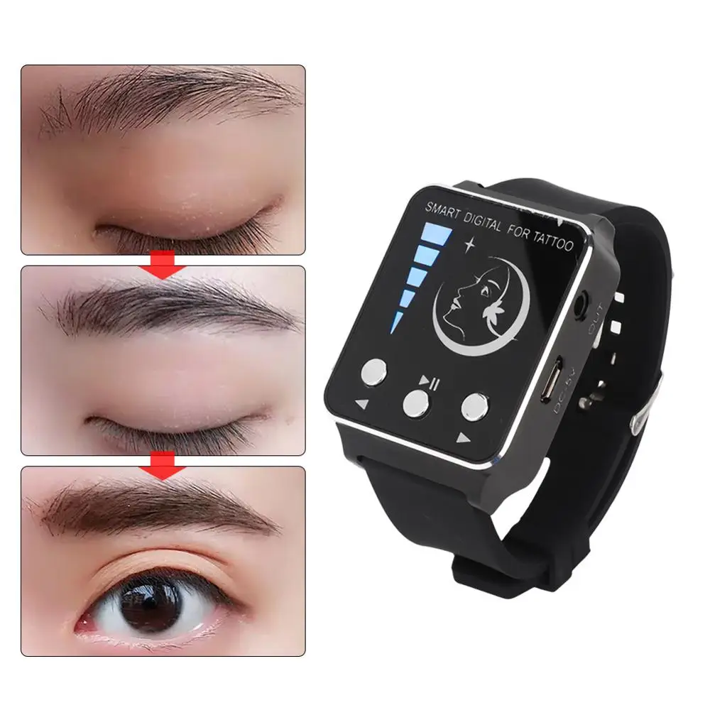 Профессиональная Мини машинка для татуажа бровей с контроллером перманентного