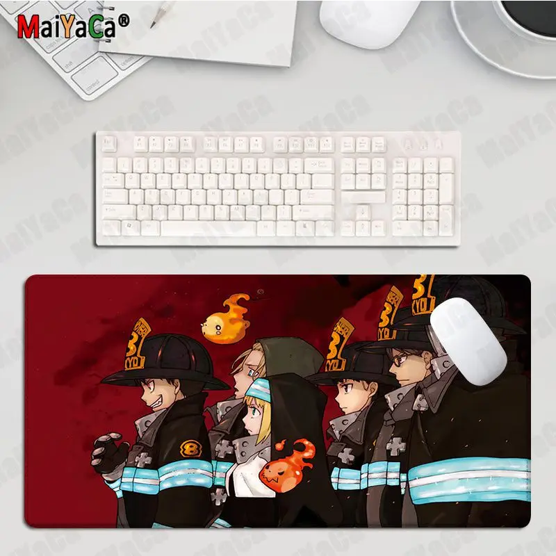 

MaiYaCa Fire Force Cool New Rubber Mouse Durable Desktop Mousepad Size for big CSGO Game Player Desktop PC Computer Laptop