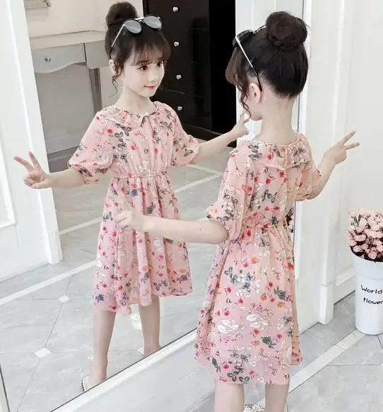 Новое летнее платье принцессы для девочек детское модное | Детская одежда и обувь