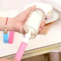 long handle soft sponge cup brush water bottle glass cup insulation cup cleaning brush household cleaning tools