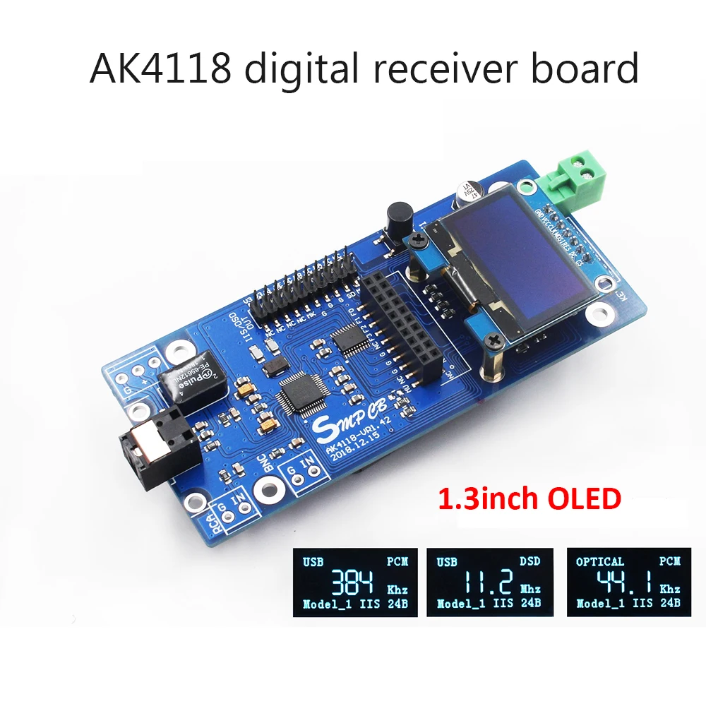 Плата цифрового приемника AK4118 аудиодекодер DAC SPDIF к IIS коаксиальный оптический