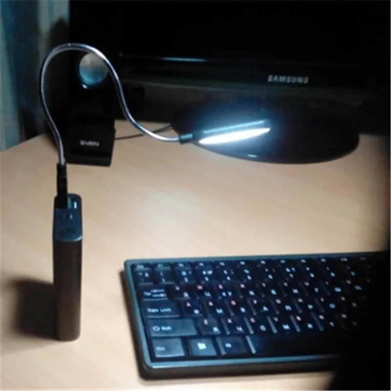 Портативный USB светильник для чтения 6 светодиодов 1 шт.|Лампы чтения| |