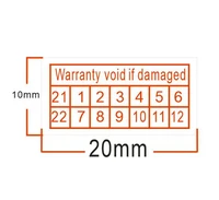factory direct 500pcslot universal warranty sealing label sticker void if damaged 2021 years and months 2x1cm free shipping