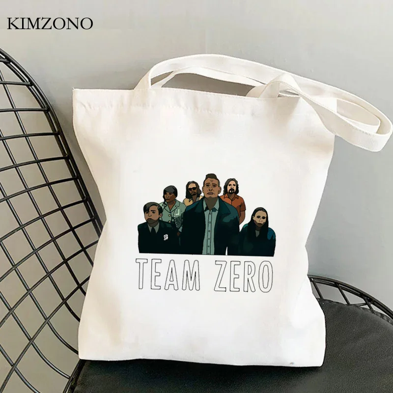 

the Umbrella Academy shopping bag handbag bolsa cotton shopper bag woven sacola sac toile