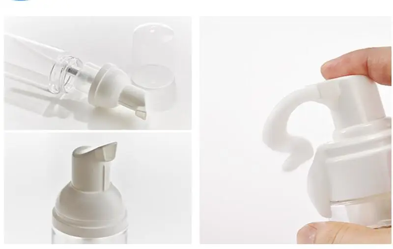 Безвоздушный насос бутылки 100 мл Белый Пресс надежных партнеров! Безвоздушные