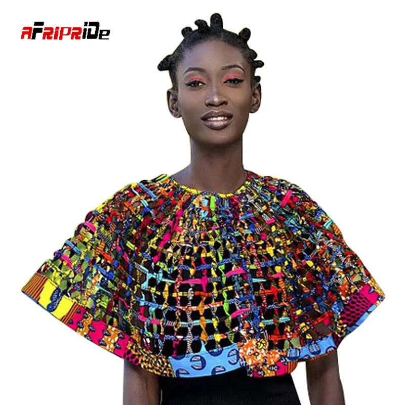 

2021 Ankara African Net Necklaces Shawl Collar Women Clothings Accessories African Multi strands Necklace Handmade Jewelry SP004
