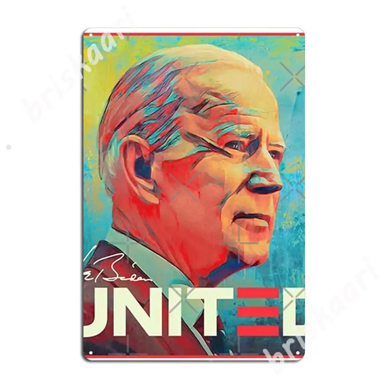 Джо биден Объединенная Америка металлические знаки настенные Клубные забавные