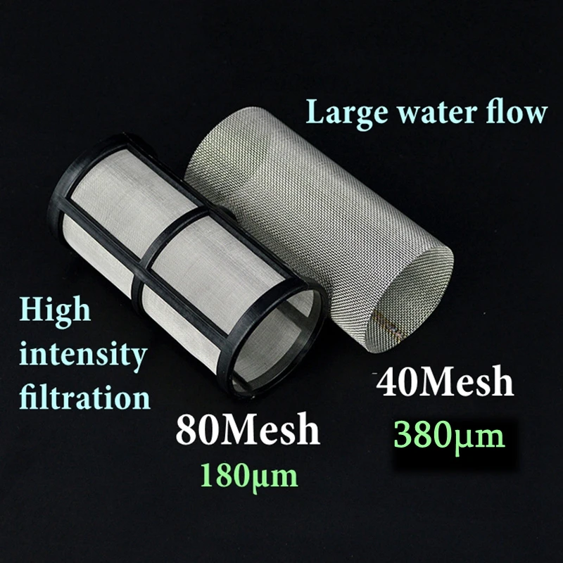 40/80 сетчатый пластиковый прозрачный ирригационный фильтр фитинги для