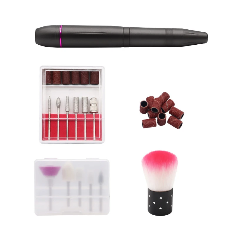 

Nail Polisher Electric Nail Drill Manicure Set Pedicure Nail Drill Kit 20000 RPM Electric Nail File Set for Home Salon