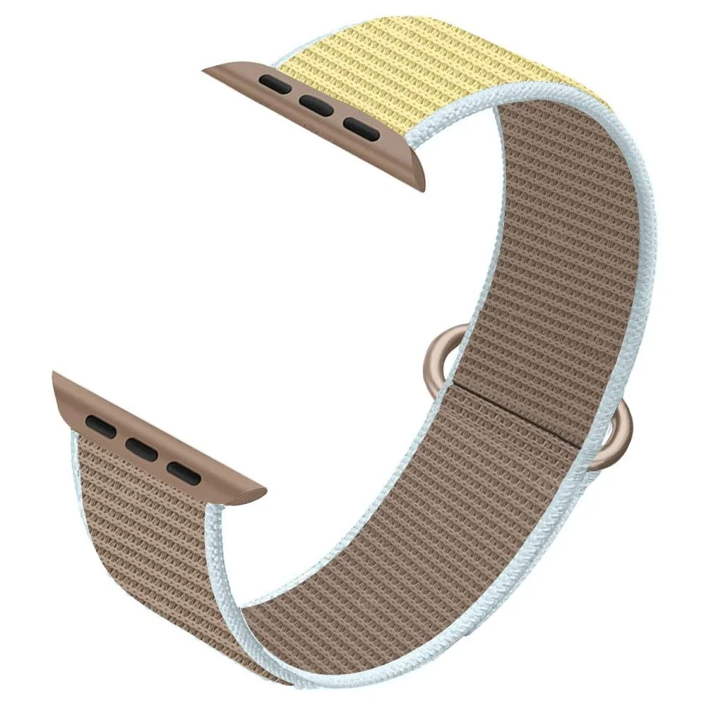 

Nylon loop strap for apple watch 6 band 44mm 40mm 38mm 42mm smartwatch Replacement belt bracelet correa iwatch band 3 5 4 SE 2 1