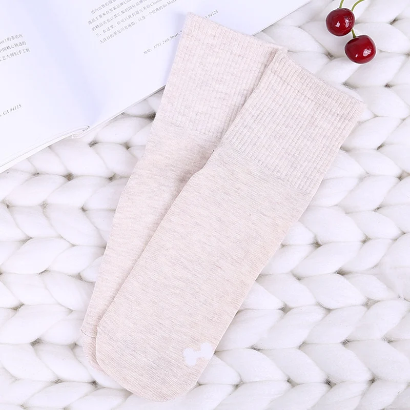 

5 Pairs Heel Dog New Cotton Socks Women Spring and Autumn Straight Tube Socks Heel Cartoon Animal Japanese Cute Socks Kawaii