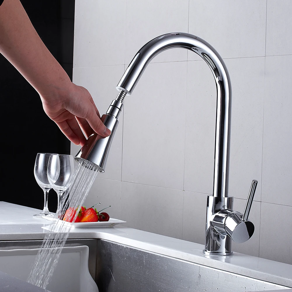 Kitchen faucet led and mixed rubber design single handle kitchen | Обустройство дома