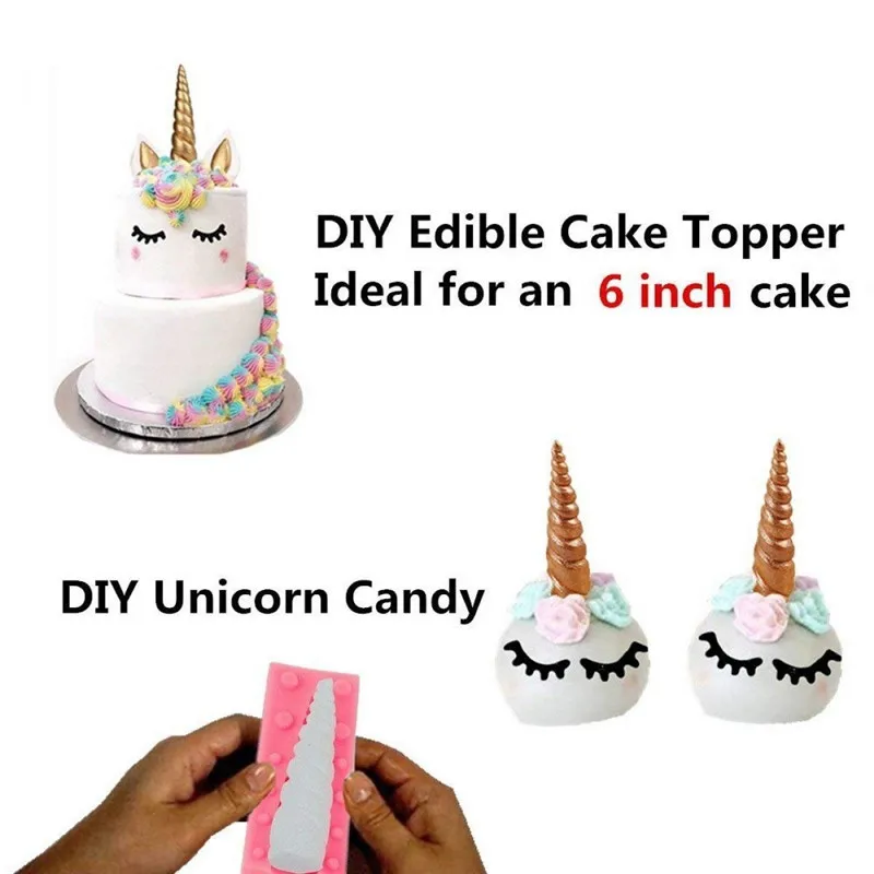 5 шт./компл. силиконовая форма в виде единорога для помадки инструменты украшения