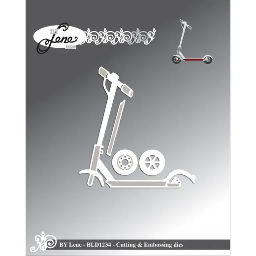 Металлические штампы для высечки самоката штамповка украшение скрапбукинга