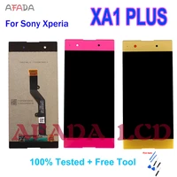 original 5 5 lcd display for sony xperia xa1 plus lcd touch screen replacement for g3412 g3416 g3426 g3412 g3421 lcd display