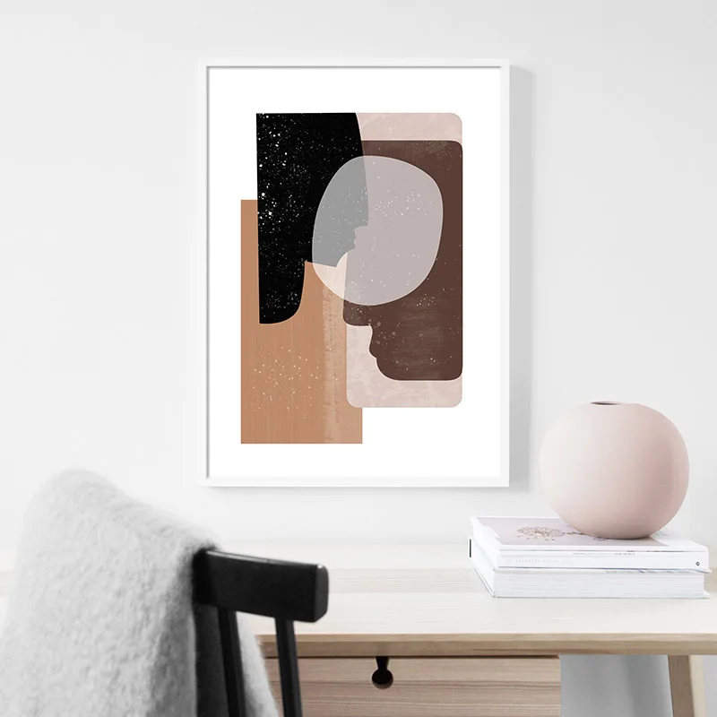 Скандинавский современный художественный Рисунок геометрический абстрактный