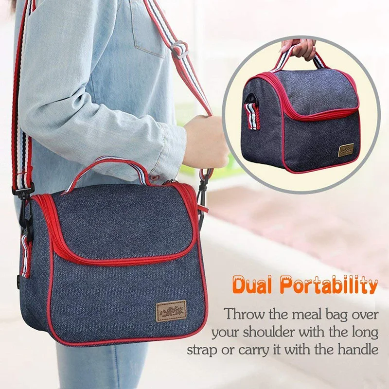 Термоизолированная сумка для пикника Термосумка школы и работы многоразовые