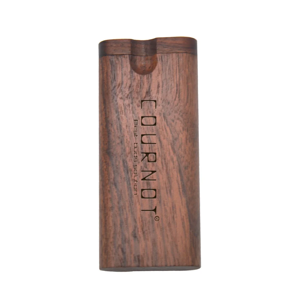 COURNOT Rose Wood Dugout Digger One Hitter Pipe из натурального дерева коробка для хранения с