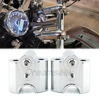 motorcycle handlebar risers adapter for bmw r18 2020 2021 bmw r18 classic 2020 2021 handle bar riser cnc aluminum silver