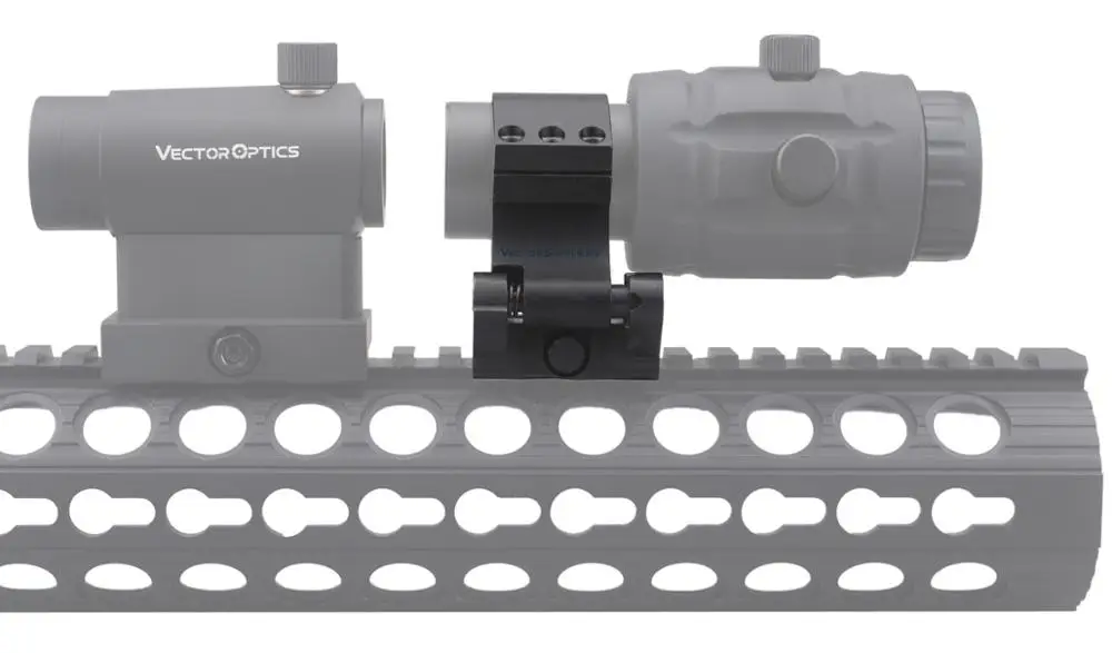 Векторная оптика тактический 3x лупа высокое качество быстрый флип прицел с