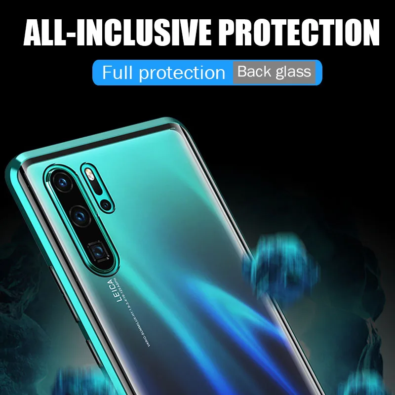 Чехол для huawei mate 20 Pro 10 P20 Lite противоударный чехол на P Smart P30 Lite закаленное стекло Магнитная Адсорбция Задняя Крышка P
