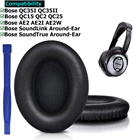 Сменные амбушюры для Bose QC35 QuietComfort, тихие комфортные наушники QC2, QC15, QC25 SoundLink, SoundTrue AE2, AE2I, AE2W
