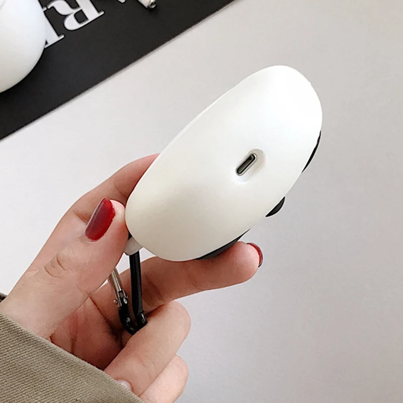 Чехол для наушников Airpods чехол силиконовый Милая мультяшная панда мягкие наушники чехол для Apple Air Pods Earpods чехол