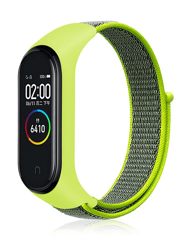 Тканый нейлоновый ремешок для Xiaomi mi 4, 3 браслета, наручных браслетов mi Band 3, Xiao mi band 3, 4 ремешка, аксессуары для часов