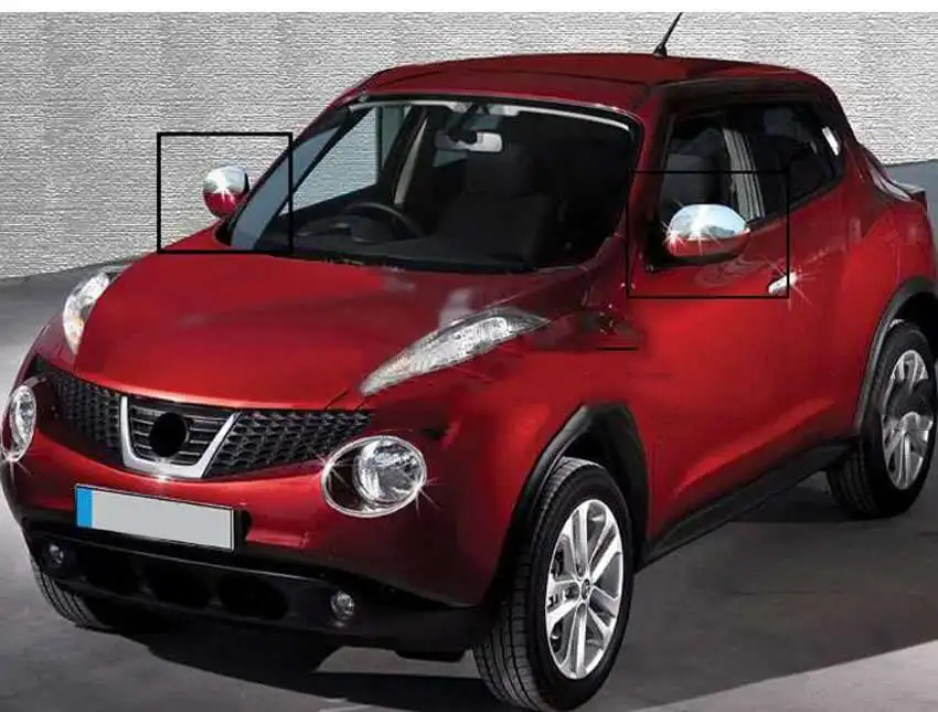 Для Nissan Juke 2011 2012 2013 дверь боковое крыло зеркало Накладка заднего вида накладка