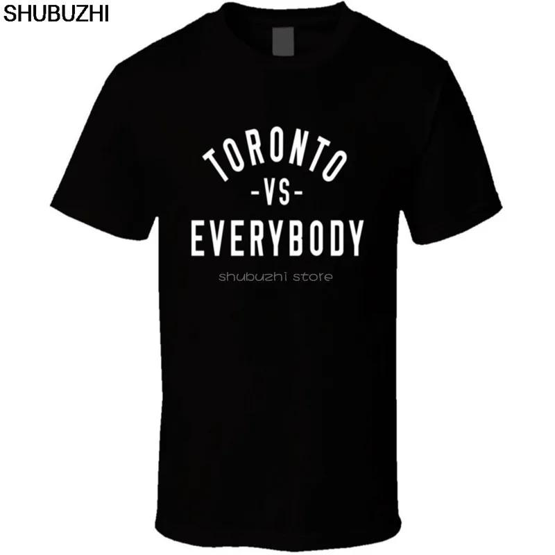Футболка Торонто против всех мультяшная футболка мужская унисекс новая модная